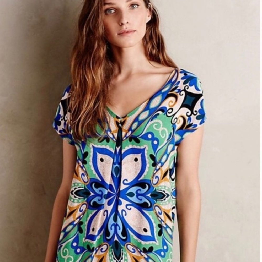 Anthropologie Maeve Folksong Shift Dress XXSP